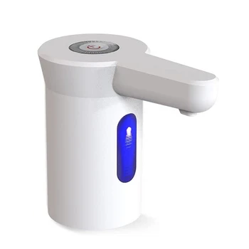Su sebili Pompası, Elektrikli içme suyu Pompası, Taşınabilir Otomatik Su Şişesi Pompası 2-5 Galon Şişe(Beyaz)