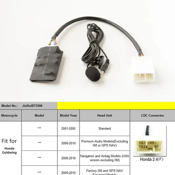 Bluetooth Aux Adaptörü Müzik Kablosuz modülü Honda Goldwing GL1800
