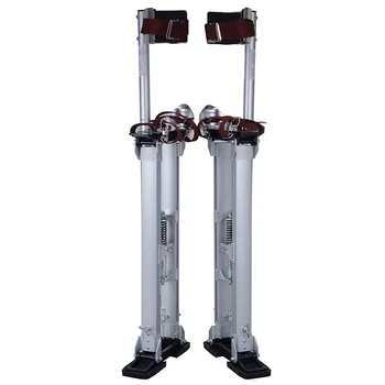 24 İla 40 İnç Ayarlanabilir Alçıpan Stilts Alüminyum Sıva Stilt Merdiven Alçıpan Plaste Stilts Ressamlar Yürüyüş Bantlama Araçları