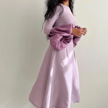 Pembe Kokteyl balo kıyafetleri Tam Uzun Kollu Akşam Parti Kısa Etek Bayan Elbisesi Suudi Arabistan kadın Resmi Custom Made