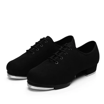 Tuval Dokunun Ayakkabı Erkekler Kadınlar Yetişkin Çocuk Oxford Dans Ayakkabıları Yumuşak Sneakers Alt Kare Kapalı Deri Ayakkabı Adım Dans Spor