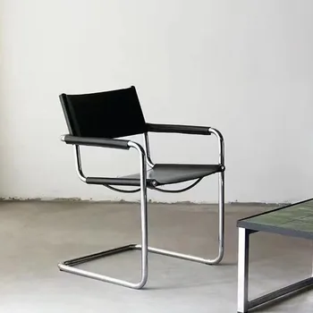 Modern dış mekan yemek sandalyesi Oyun Ofis Siyah yemek sandalyeleri Tasarım İskandinav Ergonomik Silla Comedor mutfak mobilyası LK50CY