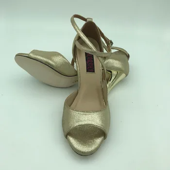 Seksi Flamenko Dans Ayakkabıları Arjantin Tango Ayakkabıları pratik ayakkabı parti ayakkabıları T6291GL Deri Sert Taban 7.5 cm 9cm topuk mevcut