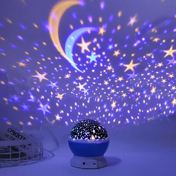 Projektör Mini KTV yıldız ekran sahne dekorasyon ışık hediye AA pil USB Powered sevgililer parti balo otel dekorasyon ışık