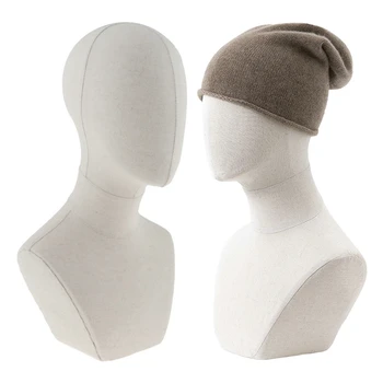 21 İnç Tuval Manken Kafa Ekran Şapka Peruk Eşarp Başörtüsü Kolye Takı Peruk Yapımı kolye teşhir standı Modeli Kafa