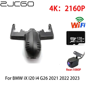 ZJCGO 2K 4K araba dvr'ı Dash kamera Wifi Ön Arka Kamera 2 Lens Monitör Şaka BMW iX İ20 i4 G26 2021 2022 2023