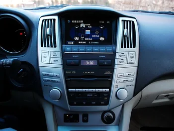 LEXUS RX için Araba GPS navigasyon DVD oynatıcı Stereo Satnav Kafa Ünitesi Multimedya Radyo Teyp IPS