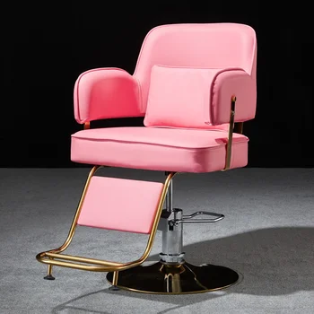 Pedikür Tedavisi berber Sandalyeleri Kozmetik Profesyonel Makyaj Döner Tabure Vintage Sedia Girevole güzellik salonu mobilyası YR50BC