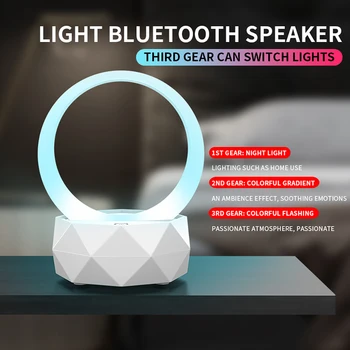 LED Bluetooth Müzik halka ışık Taşınabilir Bluetooth Şarj Dekoratif lamba yatak odası Komidin düğün gece lambası cadılar bayramı lambası