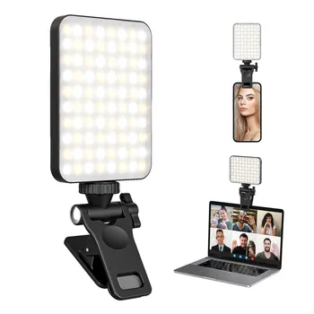 Selfi ışığı klipsli led ışık Telefon Laptop için Tablet Bilgisayar Telefon ışığı Selfie Video Konferans Zoom Fotoğraf Makyaj
