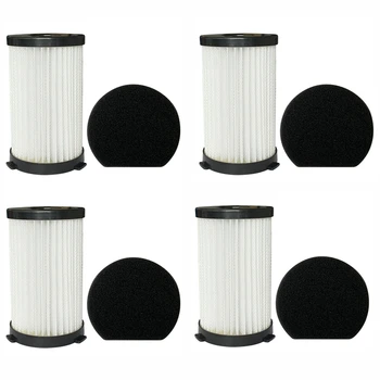 4X yıkanabilir Hepa filtre Ve Sünger Değiştirme Kiti Moosoo D600 D601 Kablolu Sopa Elektrikli Süpürge Yedek Aksesuarları