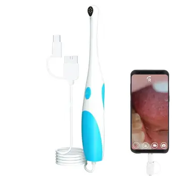 IOS telefon HD 3 İn1 kablosuz Oral endoskop kamera diş ağız muayene diş hekimi aracı 6 LED ışıkları ile gözlem için