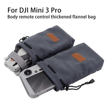 DJI Mini 3 Pro Vücut Uzaktan Kumanda saklama çantası Kalınlaşmış Pazen Çanta Su Geçirmez Taşınabilir DJI Mini 3 Pro Çanta