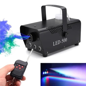 Uzaktan Kumanda LED Sis Duman Makinesi RGB Renk dumanı ejektörü LED DJ parti Bar sahne ışığı duman Atıcı Sahne Efektleri Denetleyici