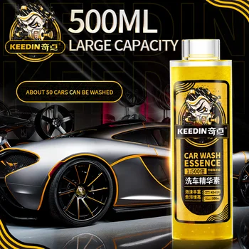 Araba Yıkama Sıvısı 500ml Araba Temizlik Malzemeleri Araba Parlatma Büyük Kapasiteli Yüksek Konsantrasyonlu Süper Köpük Araba Şampuanı