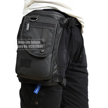 Oxford / Naylon / Tuval Erkekler bacak çantası fanny Bel Paketi Kalça Bum Kemer Rahat Omuz bacak çantası Motosiklet Sürme Askeri Uyluk Çantası