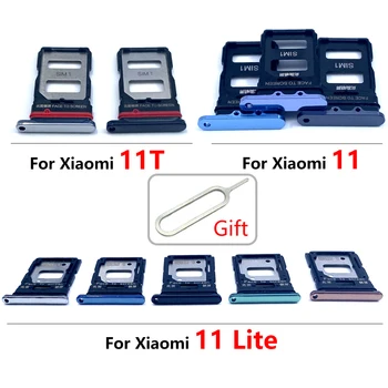 10 Adet Xiaomi Mi 11 / 11T / 11 Lite Sım Çift Kart Soketi Yuvası Tepsi Değiştirme Sım Port Tepsi Okuyucu Çekmece Tutucu Yedek Parça