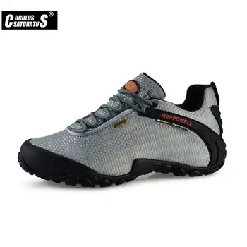 Marka Erkek yürüyüş ayakkabıları Süet Tırmanma Botları Nefes Açık Spor Trekking Sneakers Ücretsiz Kargo 224-6