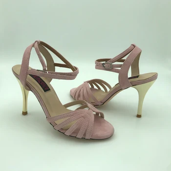SEKSİ Rahat Arjantin Tango Dans Ayakkabıları parti ayakkabıları Düğün Ayakkabı deri taban T6284LPS 7.5 cm 9cm topuk ücretsiz kargo