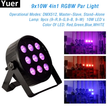 8 Adet / grup akıllı DMX512 LED sahne Par ışık 4in1 RGBW profesyonel etkisi ışık DJ Bar club disko ışığı ışık Mini spot