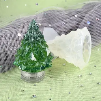 Noel Ağacı silikon kalıp DIY UV Epoksi Reçine El Sanatları El Yapımı noel hediyesi Parti Ev Dekorasyon Reçine Döküm Kalıp
