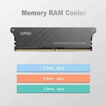 RAM bellek soğutucu DDR/DDR3/DDR4 ısı emici soğutma yeleği DIY PC için
