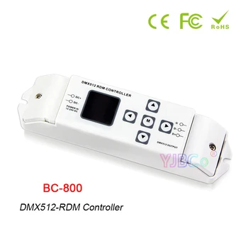 Bincolor LED DMX512-RDM Denetleyici BC-800 12 V-24 V Arama RDM Köle Cihazı Değişim Başlangıç Adresi Kontrol Kanalı Çıkış Dönüştürücü