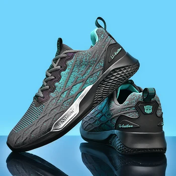 Büyük Boy 39-46 Erkek Ücretsiz koşu ayakkabıları Erkekler için Ultralight Koşu spor ayakkabı Örgü Nefes Erkekler gündelik ayakkabı Zapatillas