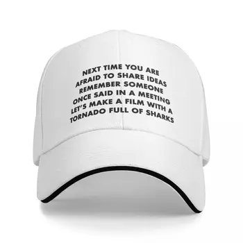 Beyzbol şapkası Erkekler Kadınlar İçin aracı Bant Sharknado Spor Kapaklar Vintage Rave Kap