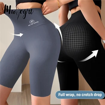 2023 Yaz Spor Yoga Şort Kadın Mektubu Biker Şort Kadınlar Yüksek Bel Casual Streetwear Elastik Kadın İç Çamaşırı