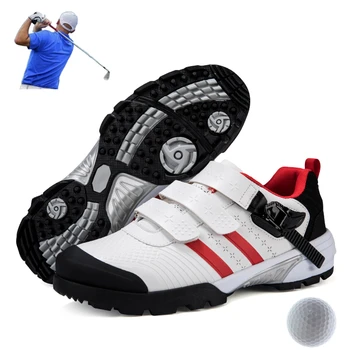 Kadın ve erkek golf ayakkabıları erkek Su Geçirmez golf ayakkabıları Açık Anti Kayma Golf spor ayakkabıları Boyutu 36-46 Yürüyüş Spor Ayakkabı Erkekler