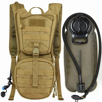 Askeri sıvı alımı sırt çantası Taktik Saldırı Açık Yürüyüş Avcılık Tırmanma Sürme askeri çanta Bisiklet Sırt Çantası Su Torbası
