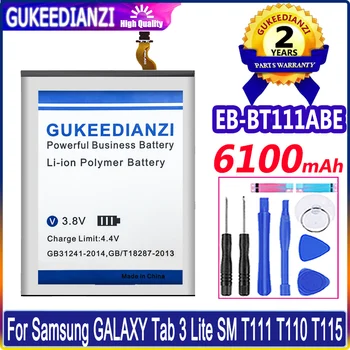 Bateria Samsung tablet bataryası EB-BT111ABE Samsung GALAXY Tab 3 Lite İçin Tab3 Lite 3 Lite SM T111 T110 T115 6100mAh Pil