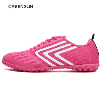 GREENGLIN-8901 2023 Erkekler futbol ayakkabısı TF Düşük Ayak Bileği futbol kramponları Erkek Gençler Yetişkin Cleats Çim Eğitim Maç Sneakers 35-45