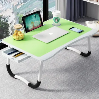 Küçük Masa Yatak dizüstü bilgisayar masası Katlanabilir Basit Tembel Öğrenci Yatak Odası Yerde Oturan Yurdu çalışma masası