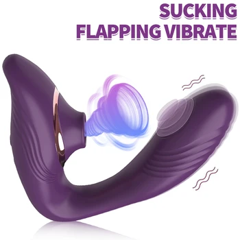 Emme Vibratör 10 Modları Fiapping Kadın Klitoris Enayi Vakum Klitoris Stimülatörü Yetişkin Ürünleri Parmak Kıpır Kıpır Seks Oyuncak Kadınlar için