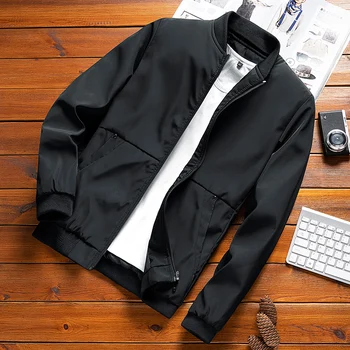 Ceketler Katı Moda Açık Rüzgarlık Yüksek Kaliteli Erkek beyzbol ceketleri 2020 Yeni erkek İş Ceket