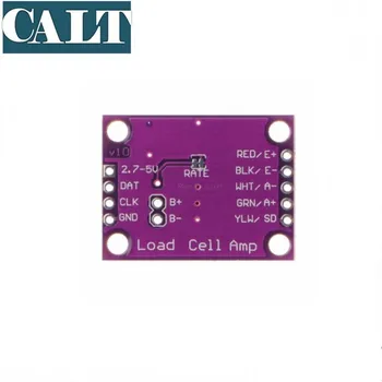 Yüksek Hassasiyetli Yük Hücresi Amplifikatör Kurulu elektronik tartı Tartı Sensörü 24 Bit AD Dönüşüm Adaptörü HX711 Mor