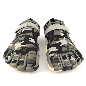 Unisex Kamuflaj elastik elyaf anti-çarpışma 5 parmak yürüyüş botları severler kaymaz tırmanma koşu Pilates Yoga ayakkabıları