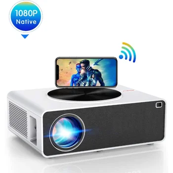 [Amazon Sıcak 1080p projektör Fabrikası]OEM ODM Yerli Full HD 4K Yüksek 7200 Lümen LED LCD Ev Sineması Video Film Projektörü