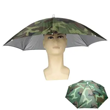 Katlanabilir Kafa Şemsiye Şapka balıkçı şapkası Plaj Yürüyüş Kamp Açık Şapkalar Güneş Güneşlik Yağmur Geçirmez Golf balıkçı şapkası s