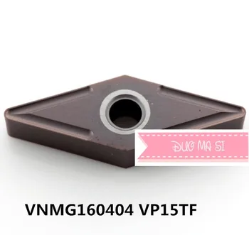 10 ADET VNMG160404 VP15TF / VNMG160408 VP15TF, orijinal karbür insert için dönüm aracı tutucu sıkıcı bar