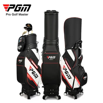 PGM golf çantası tam su geçirmez golf çantası evrensel dört tekerlekli havacılık çantası teleskopik golf çantası