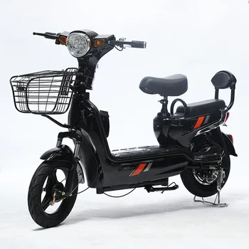 48v Elektrikli Motosiklet Yetişkin İki tekerlekli Scooter fırçasız motor 350w Eğlence Ev Uygulanabilir