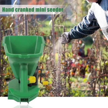 El Düzenlenen Tohum Serpme Makinesi Bahçe Taşınabilir Ekme Makinesi 1.5 L Manuel Ekme Makinesi El İşletilen Çim Tohumu Alan Gübre Aplikatör