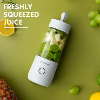 Taşınabilir Mikser Elektrikli Meyve Sıkacağı El smoothie makinesi Blender Karıştırma Şarj Edilebilir Mini mutfak robotu meyve suyu fincanı