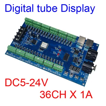 1 adet dmx512 dekoder led denetleyici DC5V-24V 36 kanal 12 grup