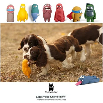 Qmonster köpek ses oyuncak anti-sıkıcı eserdir pet köpek bite dayanıklı küçük ve orta ölçekli köpek kil plastik aile