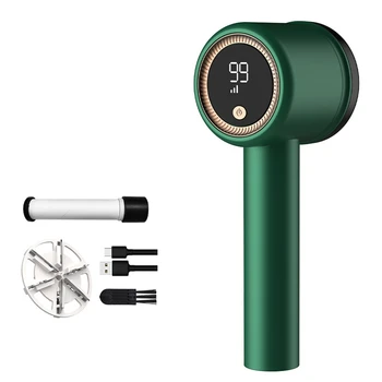 Giysi Saç top düzeltici USB Şarj Edilebilir Elektrikli pamuk tiftiği temizleyici Biriktirme Makinesi için Kumaş Tıraş Makinesi Pelet Topu Yeşil