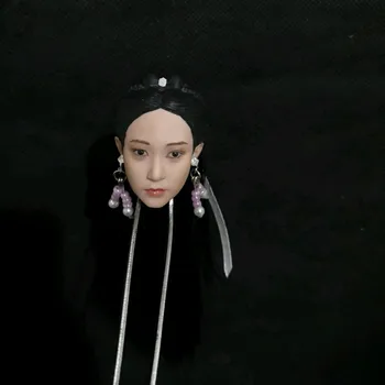 El yapımı 1/6 Asyalı Kadın Kostüm Güzellik Bayan Küçük Ejderha Kafası Oyma Modeli Peri Kardeş DIY için 12 